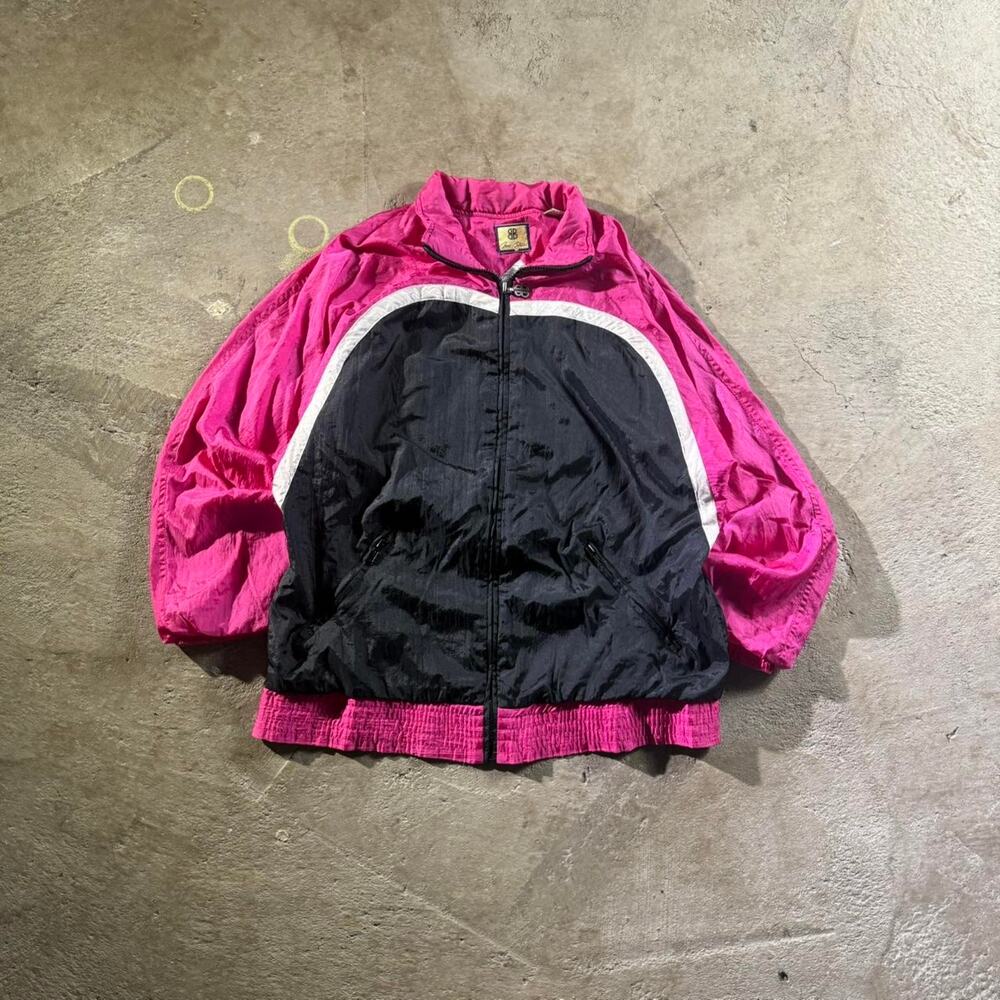 Vintage 90’s Bill Blass Two Tone Windbreaker Jacket
